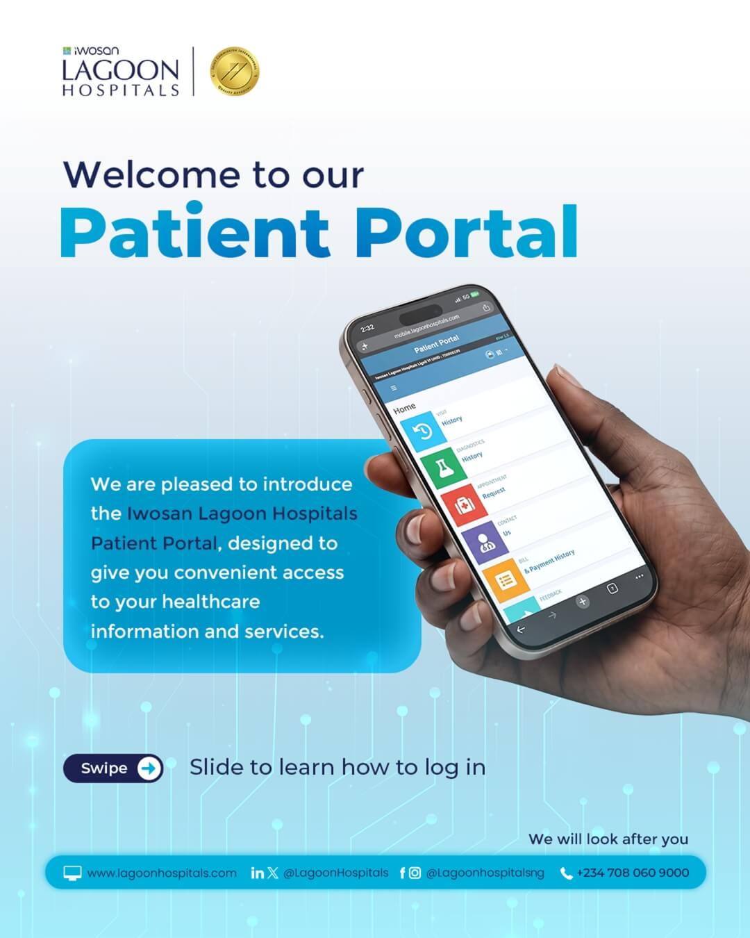 Iwosan Lagoon Hospitals Patient Portal